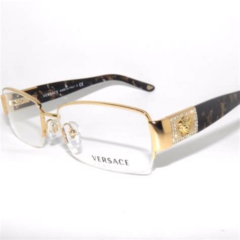 gold versace glasses frames|versace eyeglass frames near me.